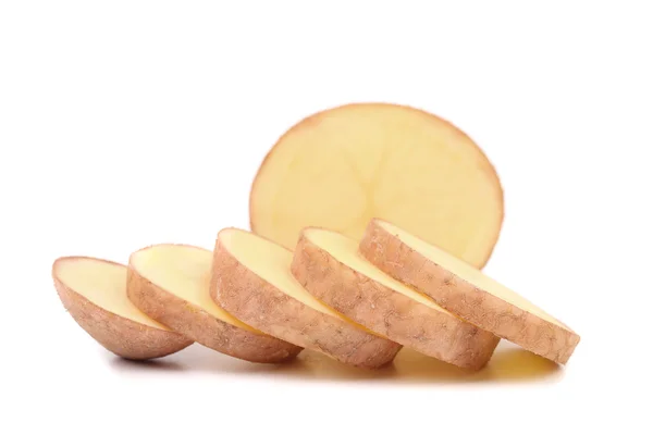 Sliced potatoes. — Stockfoto
