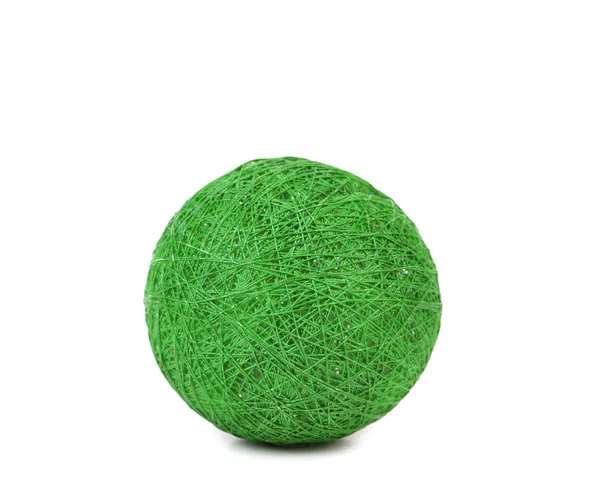 Ball of green thread. — Stock Photo, Image