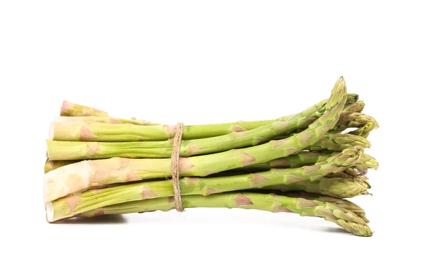 Mazzo di asparagi verdi freschi — Foto Stock