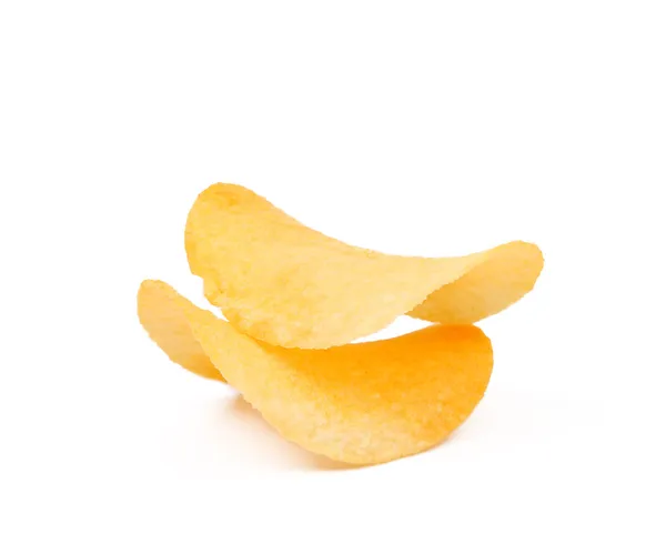Zwei Kartoffelchips — Stockfoto