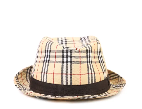 Checked hat. — Stock Photo, Image