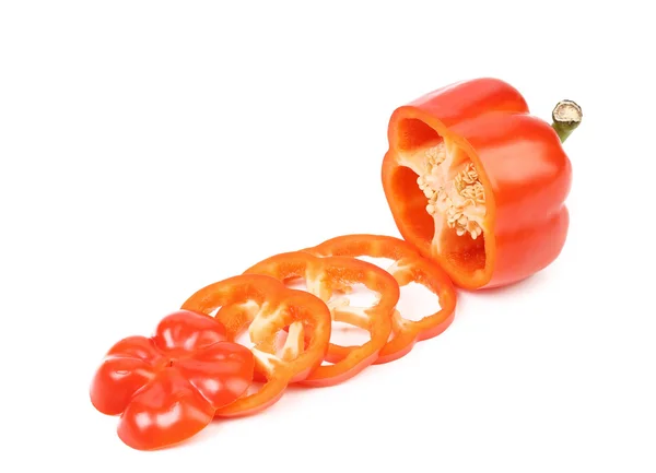 Red sweet cut pepper — Stock Photo, Image