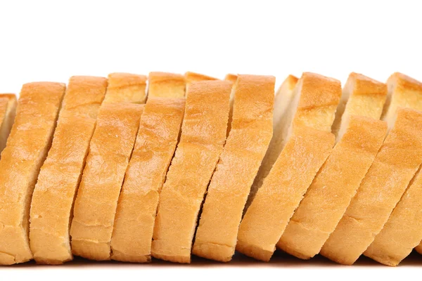 Close up of sliced long loaf. — Stock Photo, Image