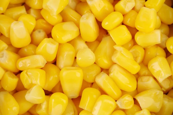 Background of canned sweet corn. — Stock Photo, Image