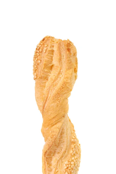 Just baked crunchy puff pastry with sesame. — Stock Photo, Image