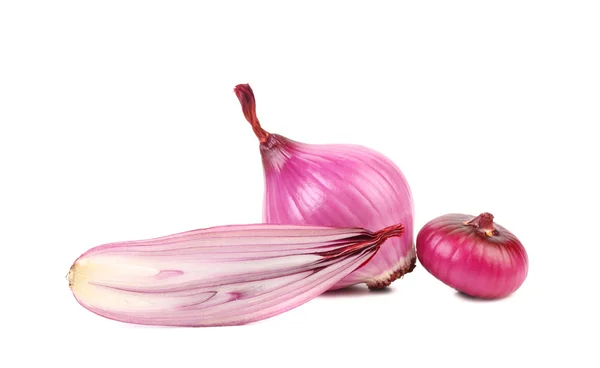 Red onions and slice. — Stock Photo, Image