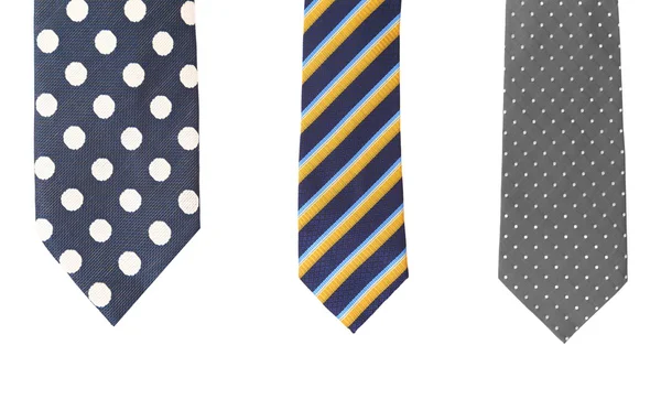 Three multi-colored tie. — Stock Photo, Image