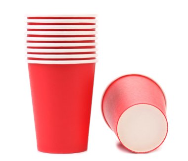 renkli kağıt kahve Kupası.