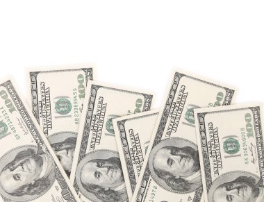 arka plan için yüz dolar faturaları.