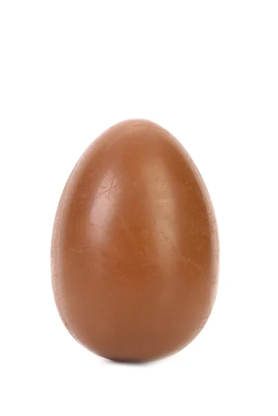 Single chocolate egg. — Stock Photo, Image
