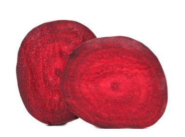 Cut beet isolated. clipart