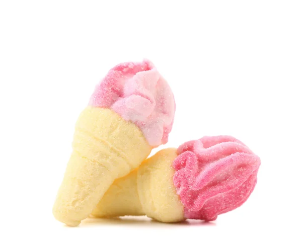 Marshmallow in vorm van consumptie-ijs. — Stockfoto