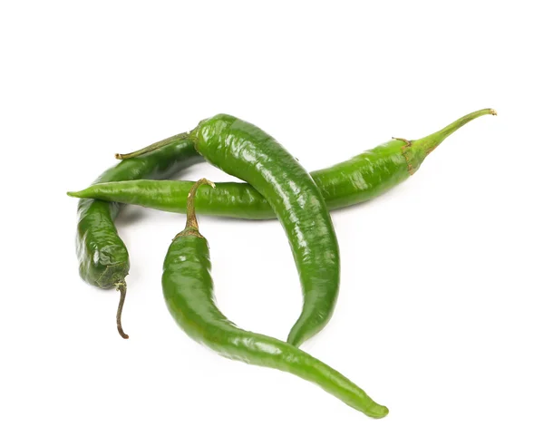 Chili peper geïsoleerd op witte achtergrond — Stockfoto