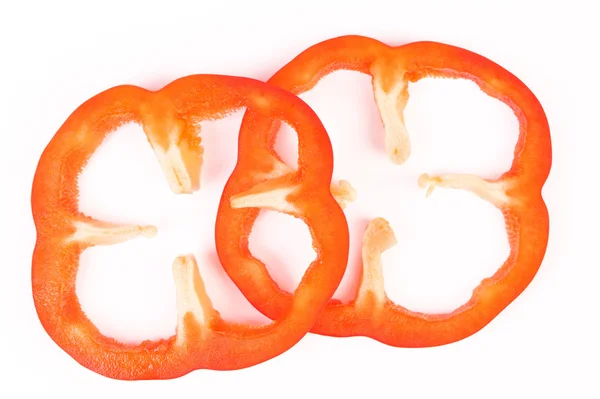 Sweet peppers sliced in pieces — Stock Photo, Image