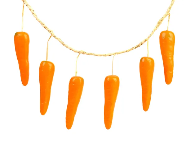 Primo piano di una carota giocattolo — Foto Stock