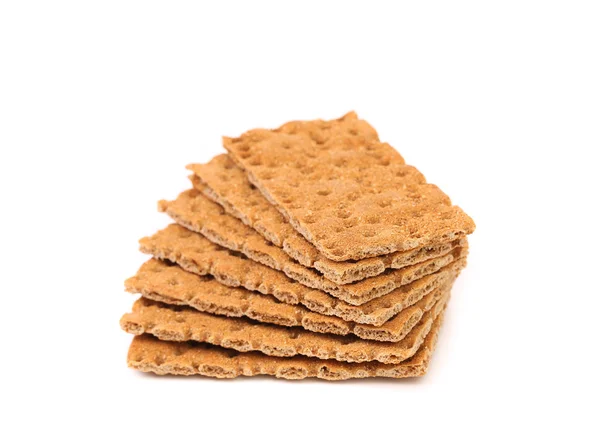 Whole grain crisp bread isolated — Stock Photo, Image