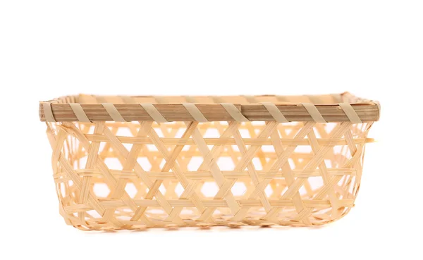 Empty wicker basket — Stock Photo, Image