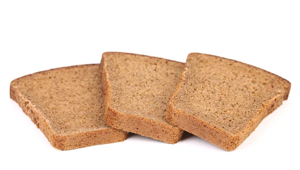 Шматочки коричневого хліба . — стокове фото