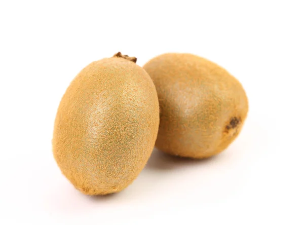 Two kiwi fruits isolated — Stock Photo, Image
