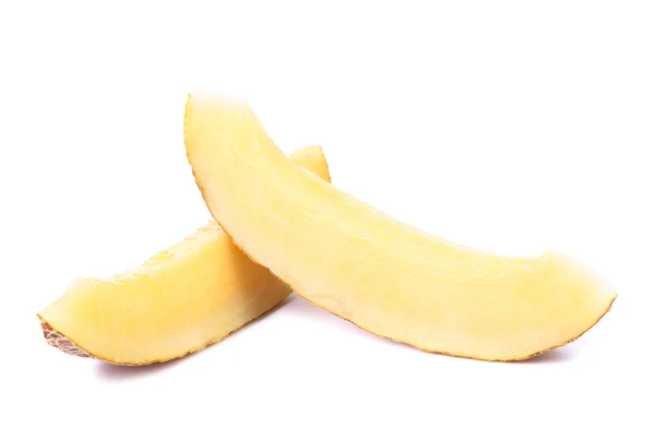 Two slices of ripe melon — Stock Photo, Image