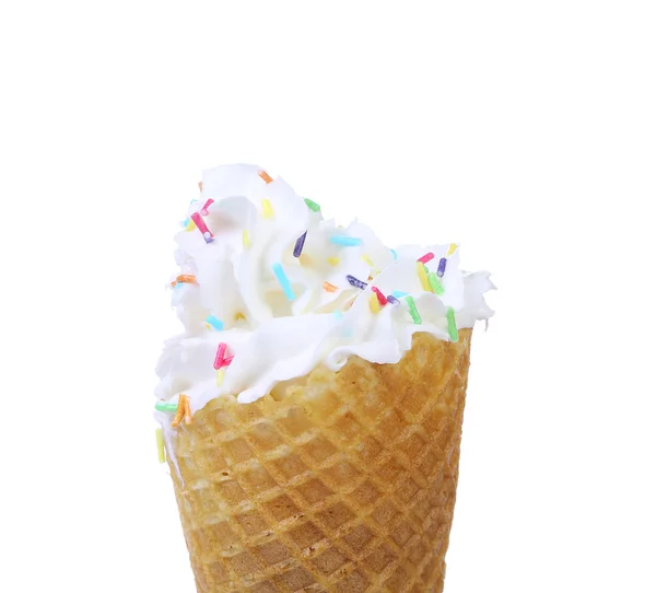 Παγωτό απομονωμένο σε λευκό φόντο — Φωτογραφία Αρχείου