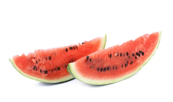 Watermelon slice isolated on white background — Stock Photo, Image