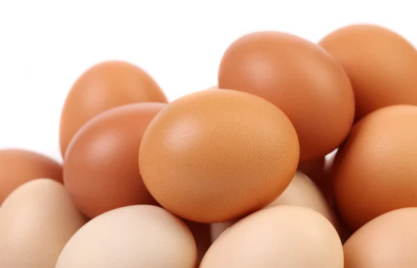 Several eggs isolated — Stock Photo, Image