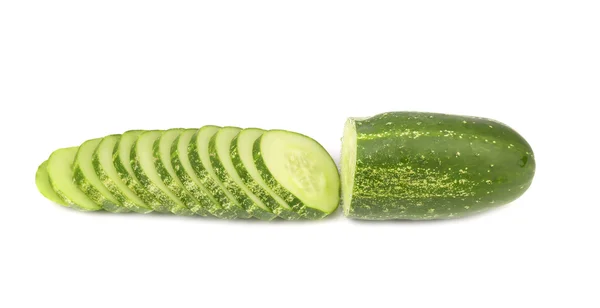 Sliced fresh cucumber. — Stock Photo, Image