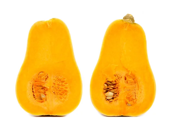 Two half of fresh pumpkin. — Stock Photo, Image