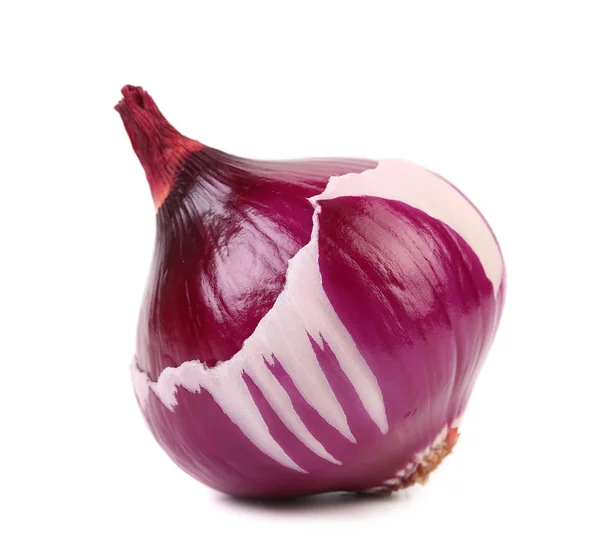 Peeled red onion bulb — Stock Photo, Image