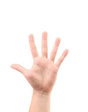 Puan üstünde parmak.