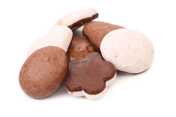 Several different chocolate meringues. — Stock Photo, Image