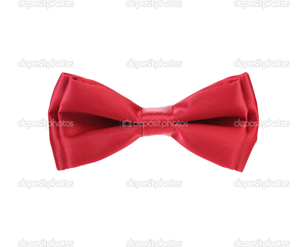 Red bow tie.