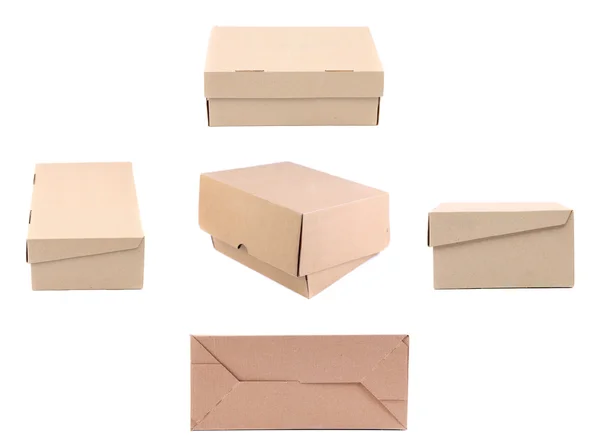 Collage de cajas de cartón . — Foto de Stock