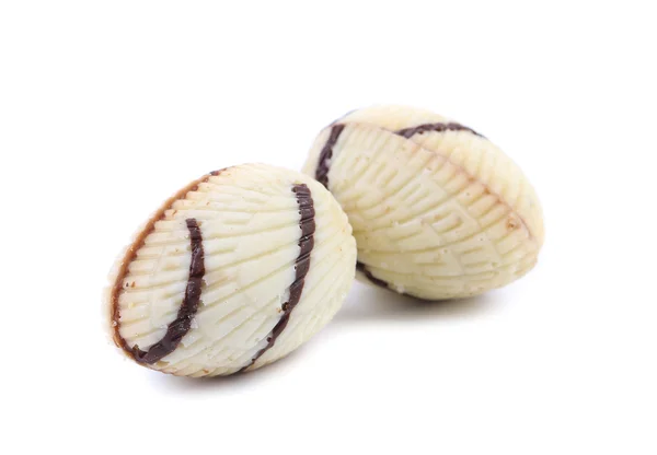 White chocolate seashells — Stock Photo, Image