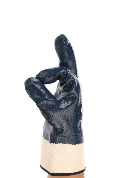 Rubber protective glove — Stock Photo, Image
