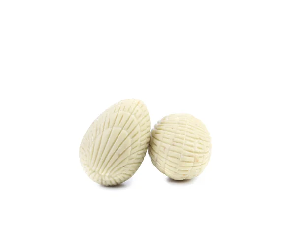 White chocolate seashell. — Stock Photo, Image