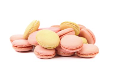 çok fazla macaron Pastalar