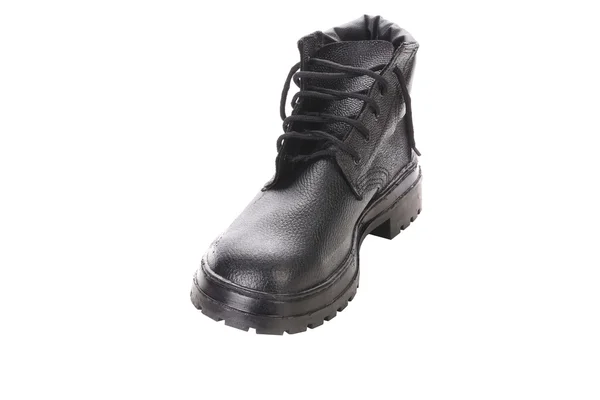 Stiefel des schwarzen Mannes. — Stockfoto