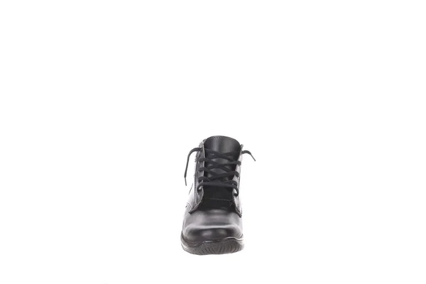 Bota de homem preto . — Fotografia de Stock