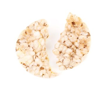 pilav snack.white arka plan kabarık.