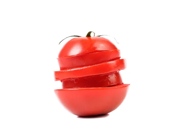 Stapel geschnittener Tomaten. — Stockfoto