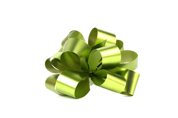 Green bow. — Stock Photo, Image