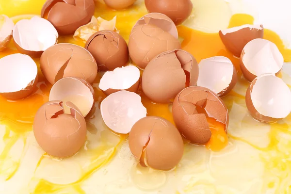 Nefunkční vaječných skořápek. — Stock fotografie