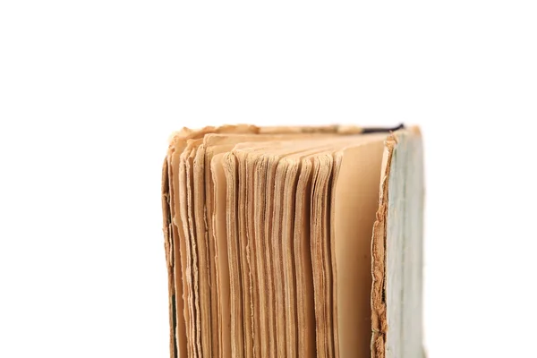 Binding of old book. Close up. — Stock Photo, Image