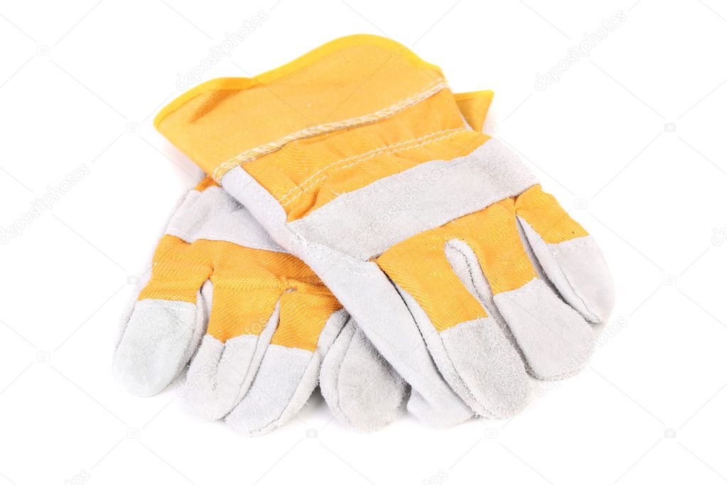 Construction gloves.