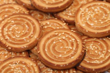 arka plan susamlı bisküvi