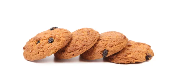 Four oatmeal cookies — Stock Photo, Image