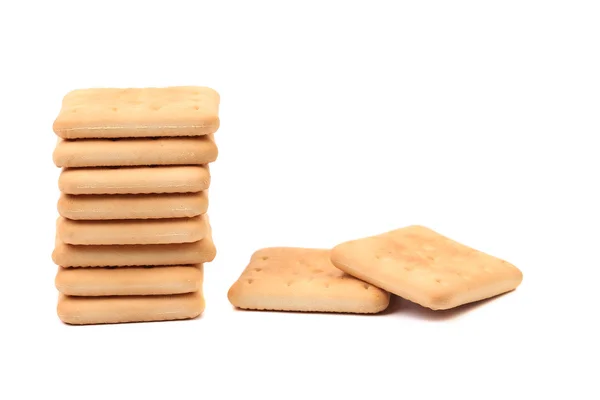 Saltine soda crackers — Stock Photo, Image