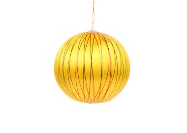 Sarı sıkıcı Noel top.